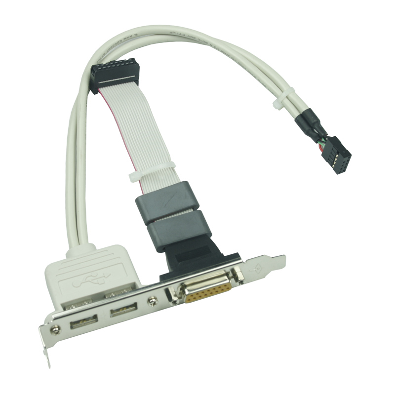 USB DB插头灰排线